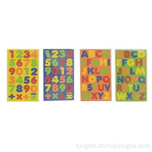 Magnetic Foam EVA Numbers Letters Alphabets Teaching Educational Sets, 24*14", Age 3+
